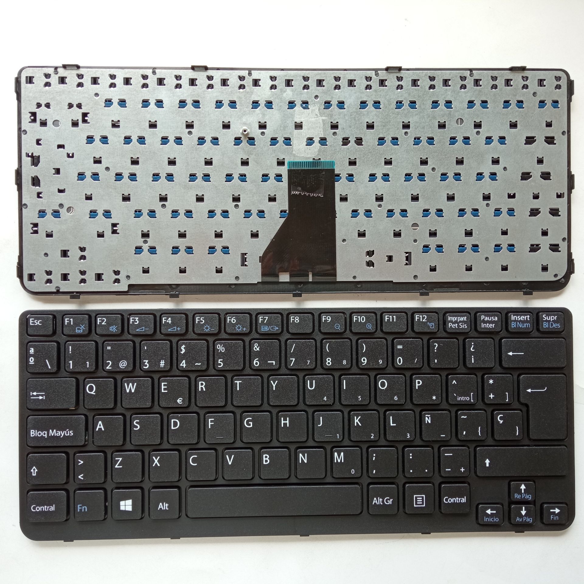 Picture of New Replacement Laptop Keyboard For SONY SVE14/SVE141 BLACK FRAME BLACK (OEM) SP Layout